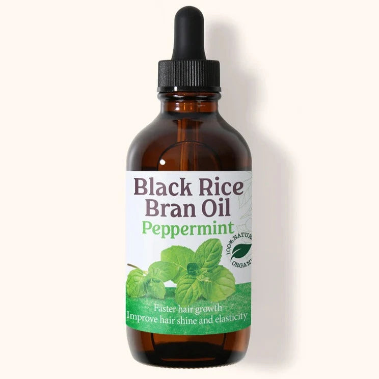 Black Rice Bran Peppermint Hair Oil