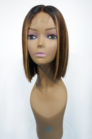 Lace 008 | Synthetic Lace Front Wig with Transparent Lace