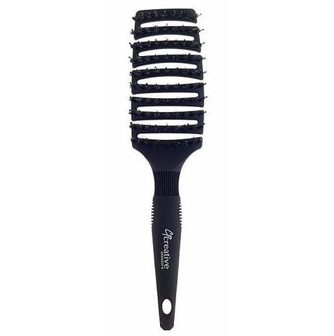 FLEX DETANGLING AND SHINE BRUSH - BLACK