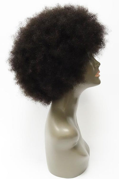 100% human hair afro wig 10"