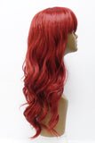 Shi | Heat Friendly Synthetic Long Wavy Wig with Bangs